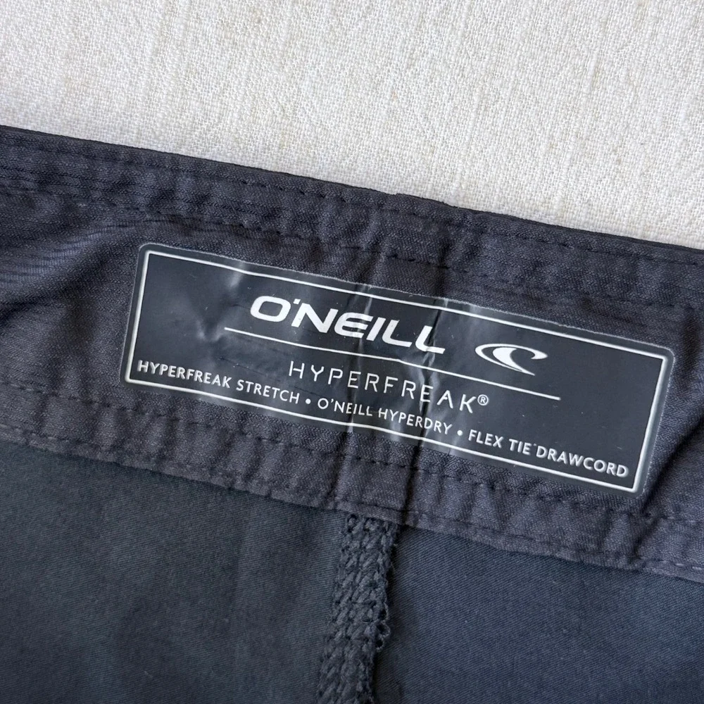 O'Neill Hyperfreak Heat‎ Seam Solid 21 Boardshorts Mens 30 Black NWT